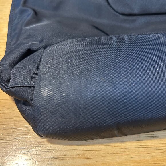 Authentic Women Prada Tessuto Tec B9710 (22) Dark Navy Blue Nylon Tote Handbag - Picture 15 of 16